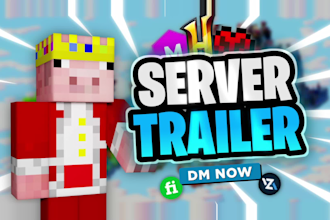 make a minecraft server trailer