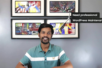 be your manager for wordpress website maintenance, updates, help and support