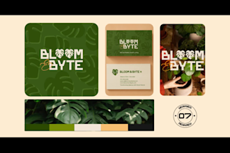 design custom logo and complete brand identity package