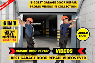 make garage door repair or garage door installation video ad
