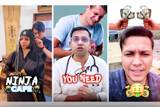 do instagram reel, youtube shorts and tiktok with captions
