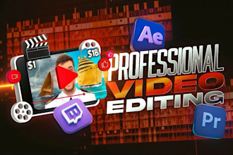 professionally edit your twitch streams and youtube videos