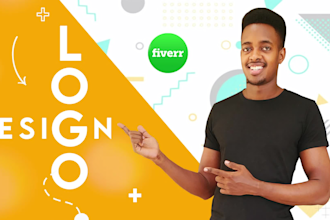design a modern business logo with copyrights