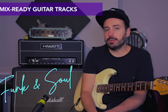 record funk guitar and soulful licks for your track