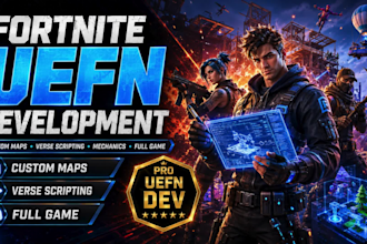do a custom fortnite uefn creative map, create uefn verse code for creative map