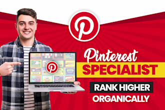 setup, manage, grow and boost your pinterest account as marketing manager