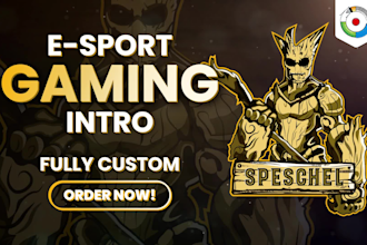 make a custom gaming intro outro
