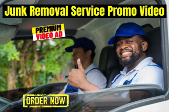 junk removal video or junk hauling cleaning service video ad