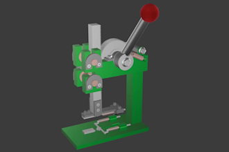 design your model in freecad and animate it in blender