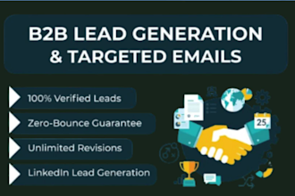 b2b lead generation linkedin lead list building contact list