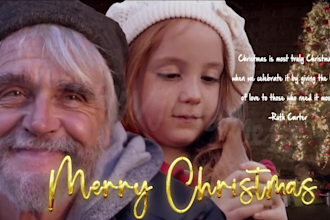 make this emotional christmas or new year video