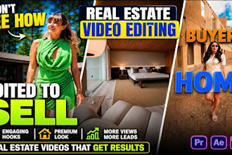 edit trendy real estate reels and cinematic real estate video editing