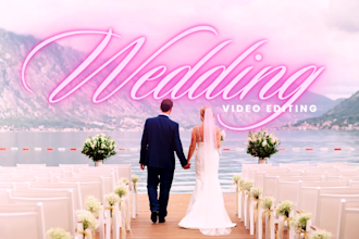 do wedding video editing with cinematic storytelling