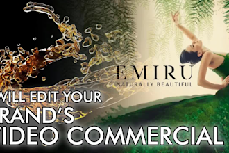 create an attractive brand commercial video
