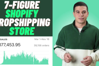 build a passive income dropshipping shopify store or shopify website