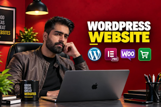 be your wordpress developer for business, ecommerce, and elementor pro websites