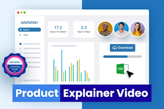 create animated saas explainer video, saas demo video