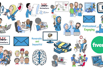 do professional custom whiteboard animation explainer video