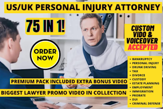 make personal injury lawyer or 75 lawyer attorney firm video