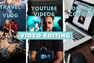 edit long form videos for creators vlogs and travel