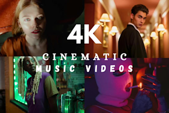create a professional 4k music video for your song