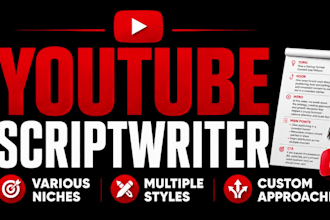research and write your youtube video script