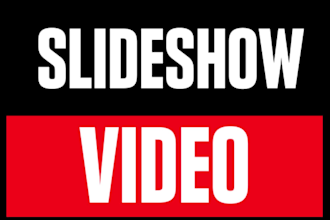 do professional slideshow for wedding, business, event, intro outro in 24 hours