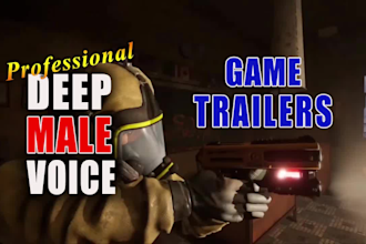 record an epic voiceover for game trailers
