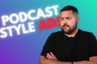 do a podcast style ad or clip for social media