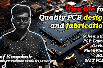 design your pcb and fabricate