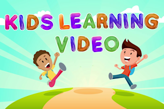create kids learning videos for cute kids