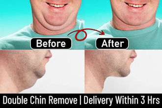 remove double chin, jawline fix, face slim and body slimming