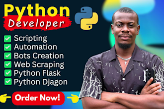 build python scripts, web scrapers, and automation tools