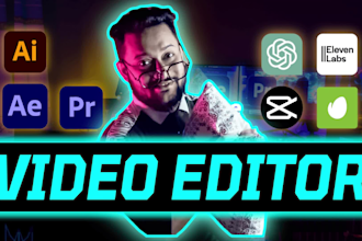 do professional video edit, youtube video editing