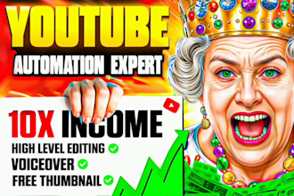 create premium top 10 youtube automation and faceless video
