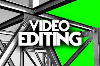 professionally edit your youtube video or any video