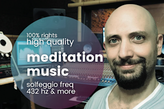 create relaxing royalty free meditation music for sleep, yoga or business use