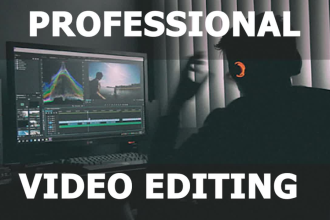 do professional video editing and motion graphics super fast