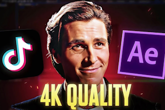 make you a 4k edits from movie clips for tiktok, instagram and youtube shorts