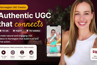 create native norwegian ugc videos