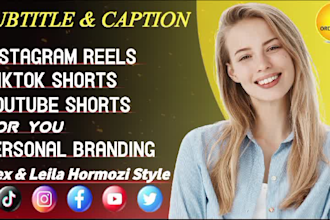add subtitles,caption to youtube shorts,tiktok,reels