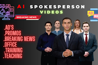 make synthesia ai spokesperson video with human avatar in all languages for ads