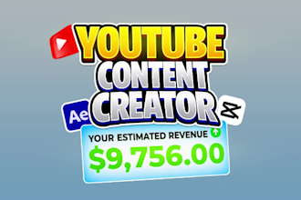 be your faceless youtube video editor and content creator