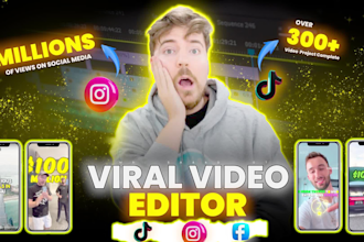 edit reels, shorts video with amazing caption