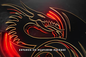 do after effects animated logo intro video