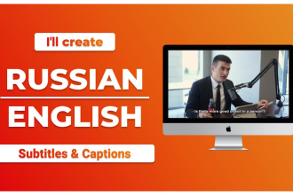 make english subtitles for russian videos and back