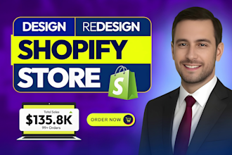 build your shopify dropshipping store or do shopify redesign