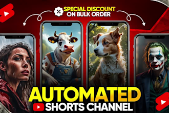 set up youtube automated shorts channel and create shorts in any niche