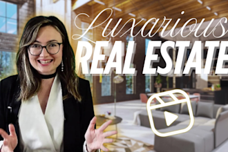 do video editing real estate luxury cinematic dynamic property listing reel