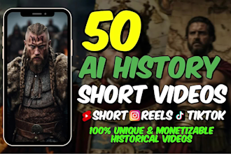 create ai history short videos for youtube shorts, instagram reels and tiktok